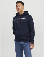 JACK & JONES Male Kapuzenpullover Logo Kapuzenpullover
