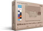 DYON Smart 40 VX-2 Full HD-TV, trippel HD-mottagare (DVB-C/-S2/-T2), App Store, Prime Video, Netflix, YouTube, DAZN, Disney+, svart