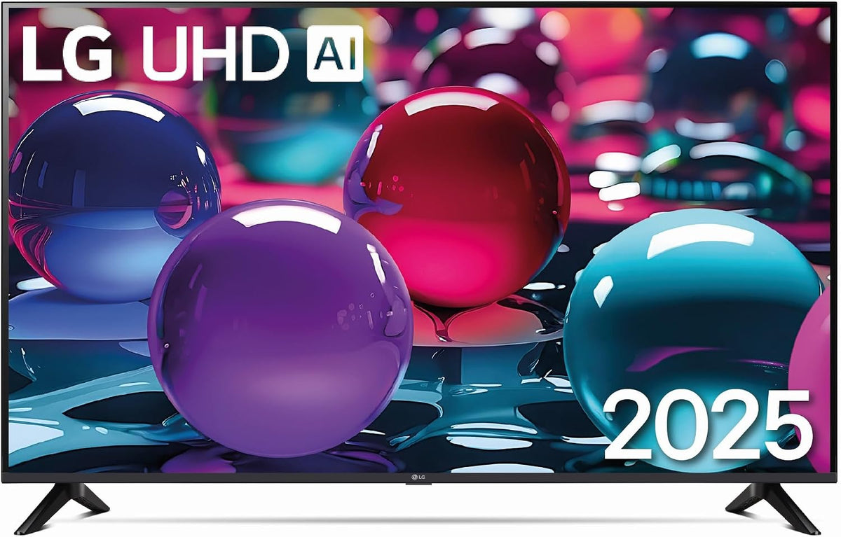 LG 43UA73006LA - TV 43", UHD 4K, WebOS 25, Ultimate IA, HDR10 Pro, Super Upscaling, Dolby Digital Plus, Google Assistant, Svart