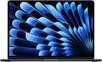 Apple MacBook Air 15,3-tum med M5-chip: Byggd för AI, Liquid Retina-skärm, 16GB enhetligt minne, 512GB SSD, 12 MP Center Stage-kamera, Touch ID, wifi 7, himmelsblå