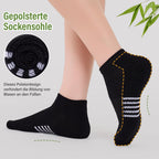 Bambus Sneaker Socken Damen 6/12 Paar, Atmungsaktive Gepolsterte Sportsocken Laufsocken, Anti Schweiß Kurze Socken Damen 39-42 35-38 Bunt, Geschenke für Frauen Sommer