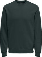 Only & Sons Herren Onsceres Crew Neck Noos Sweatshirt (1er Pack)