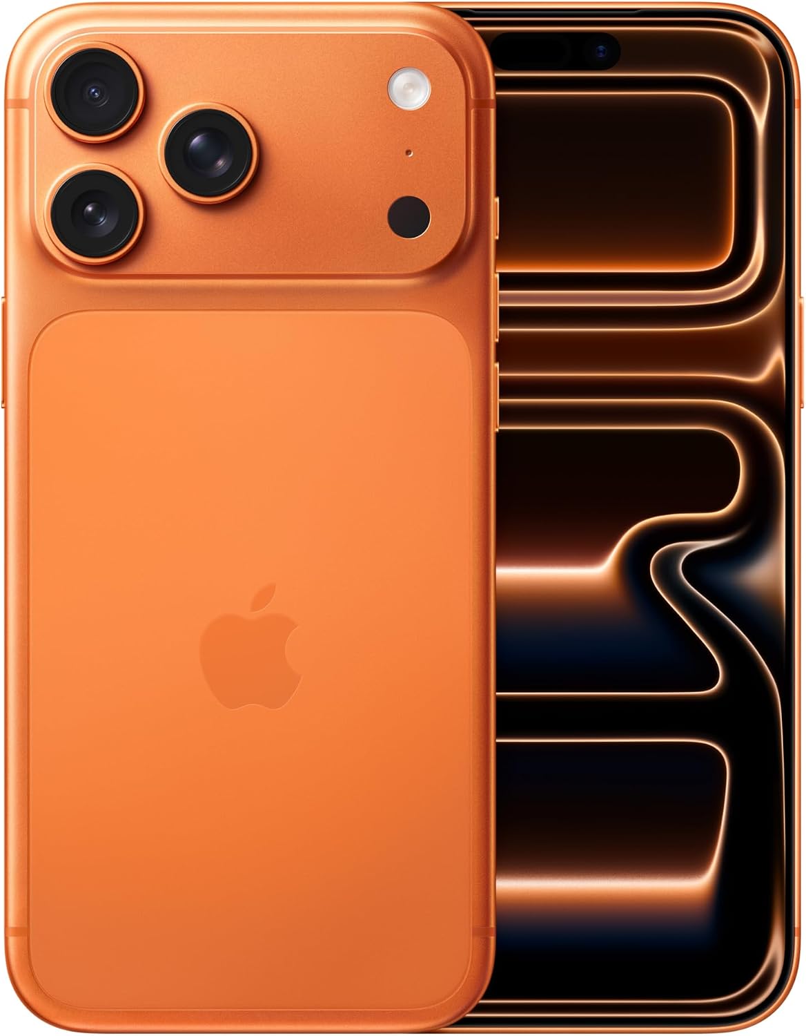 Apple iPhone 17 Pro  Max 256 GB: 6,9-tumsskärm med ProMotion, A19 Pro-chip, bästa batteritiden någonsin på en iPhone, Fusion-proffskamerasystem, Center Stage-skärmkamera – kosmiskt orange