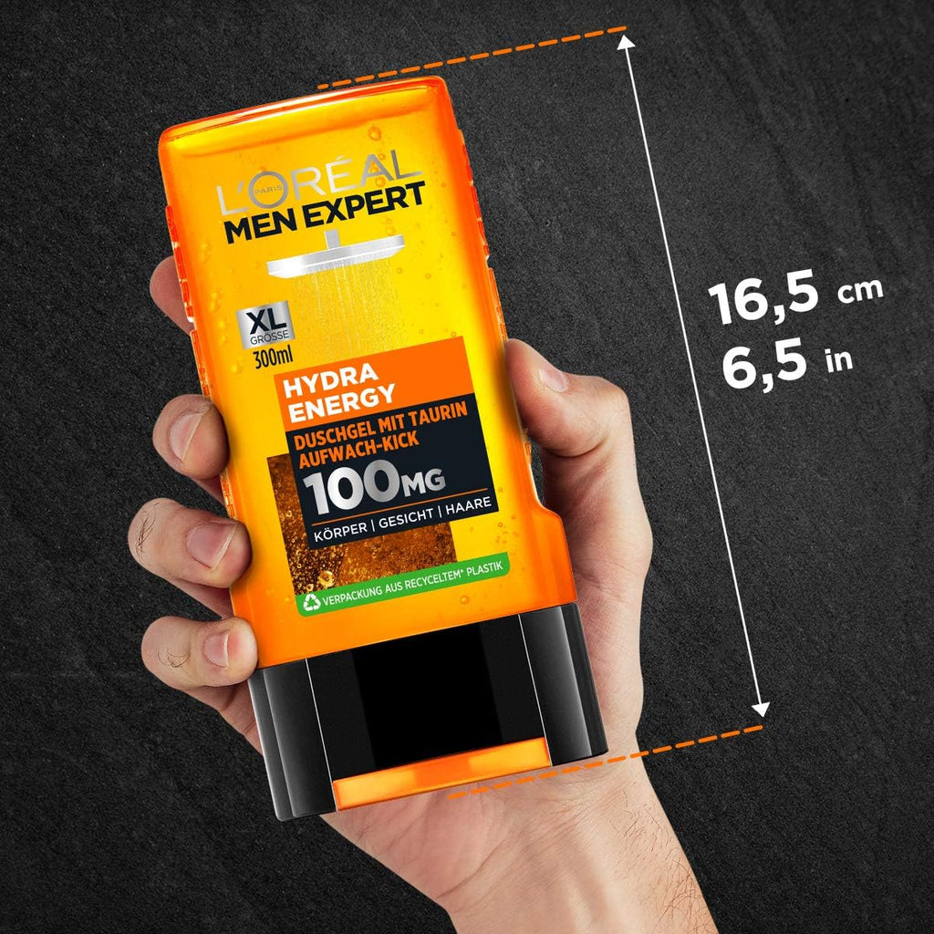 L'Oréal Men Expert Herr Hydra Energy Duschgel, 1 l
