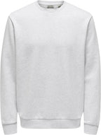 Only & Sons Herren Onsceres Crew Neck Noos Sweatshirt (1er Pack)
