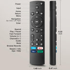 for VIZIO Smart TV Remote Replacement,Universal Control XRT140 for VIZIO TV