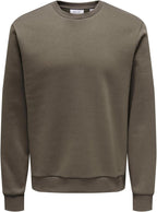 Only & Sons Herren Onsceres Crew Neck Noos Sweatshirt (1er Pack)