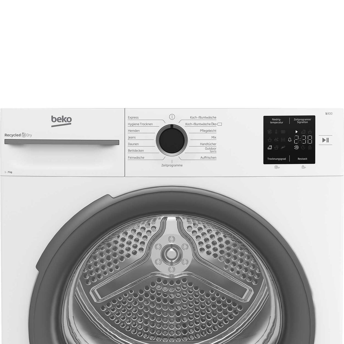 Beko BM3T38210W1 Wärmepumpentrockner, 8 kg Trocknen, Energieklasse E