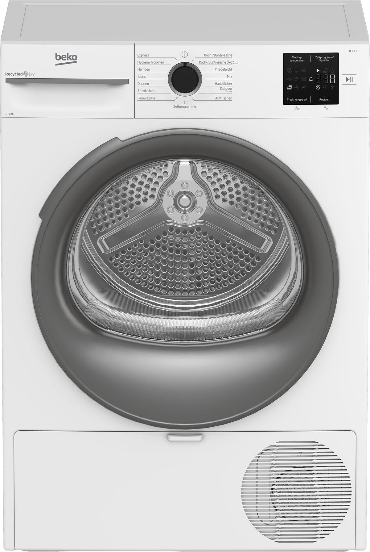 Beko BM3T38210W1 Wärmepumpentrockner, 8 kg Trocknen, Energieklasse E
