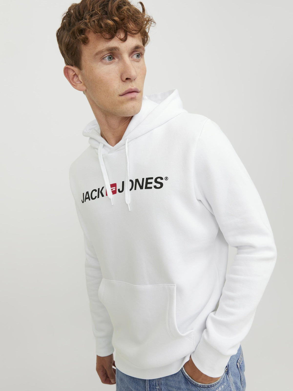 JACK & JONES Male Kapuzenpullover Logo Kapuzenpullover