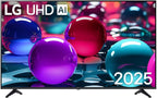 LG 43UA73006LA - TV 43", UHD 4K, WebOS 25, Ultimate IA, HDR10 Pro, Super Upscaling, Dolby Digital Plus, Google Assistant, Svart