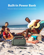 Soundcore Boom 2 by Anker, 80W Outdoor Bluetooth Speaker, 24H Playtime