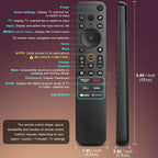 for VIZIO Smart TV Remote Replacement,Universal Control XRT140 for VIZIO TV