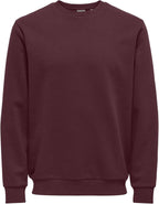 Only & Sons Herren Onsceres Crew Neck Noos Sweatshirt (1er Pack)