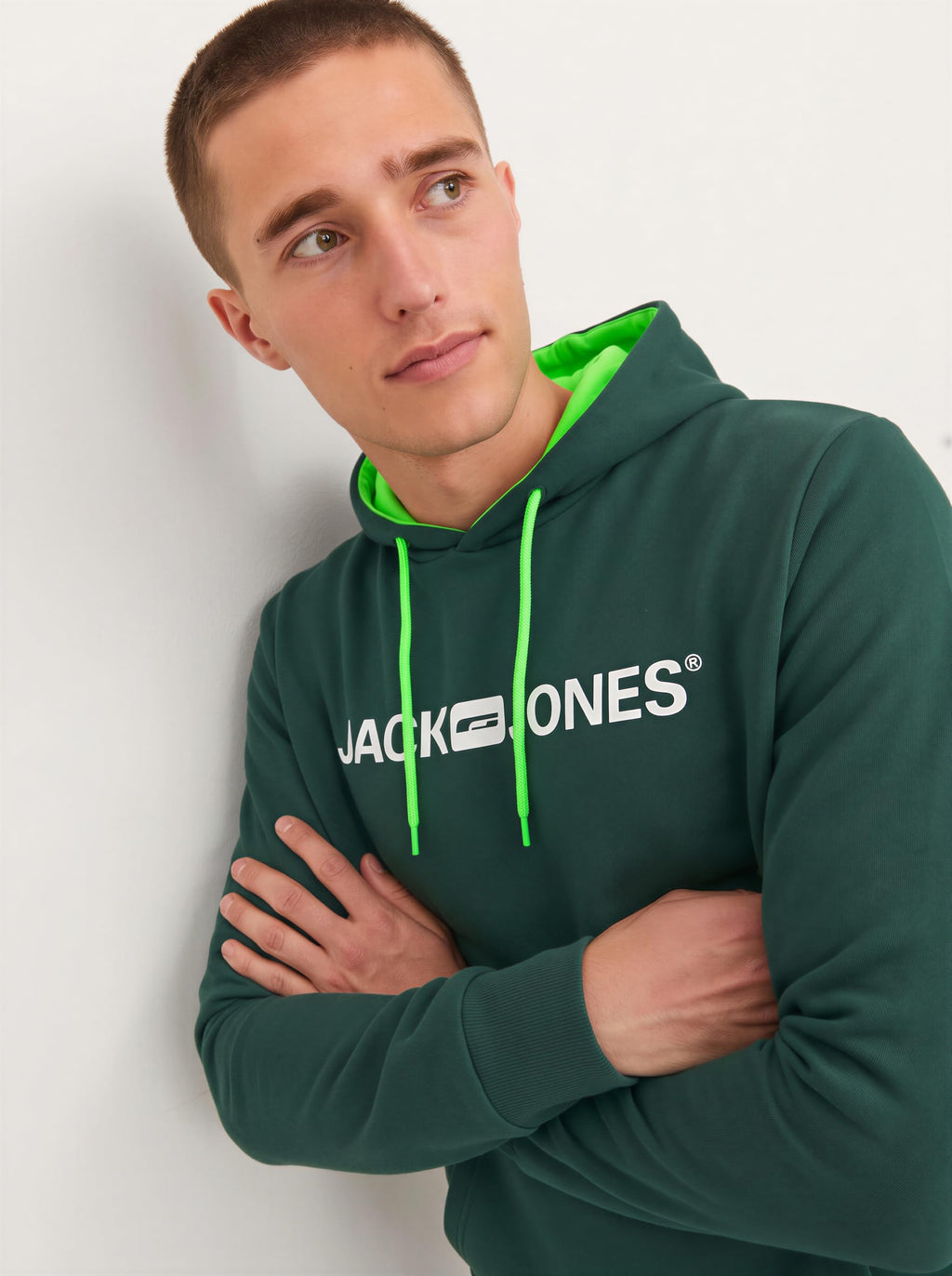 JACK & JONES Male Kapuzenpullover Logo Kapuzenpullover