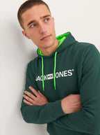 JACK & JONES Male Kapuzenpullover Logo Kapuzenpullover