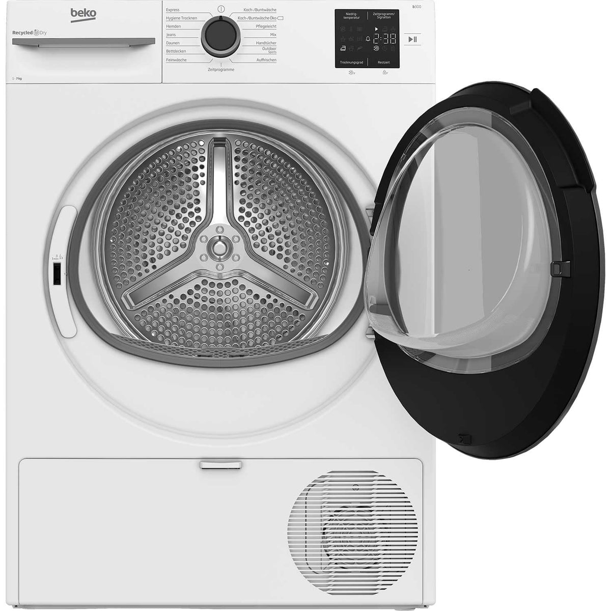 Beko BM3T38210W1 Wärmepumpentrockner, 8 kg Trocknen, Energieklasse E