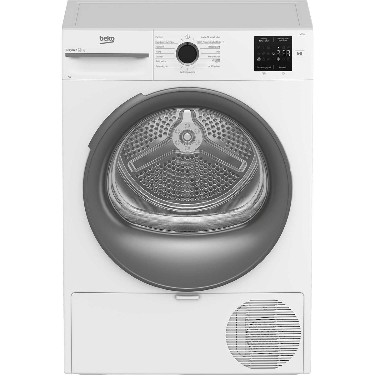 Beko BM3T38210W1 Wärmepumpentrockner, 8 kg Trocknen, Energieklasse E