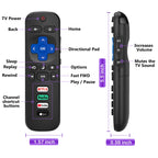 for VIZIO Smart TV Remote Replacement,Universal Control XRT140 for VIZIO TV