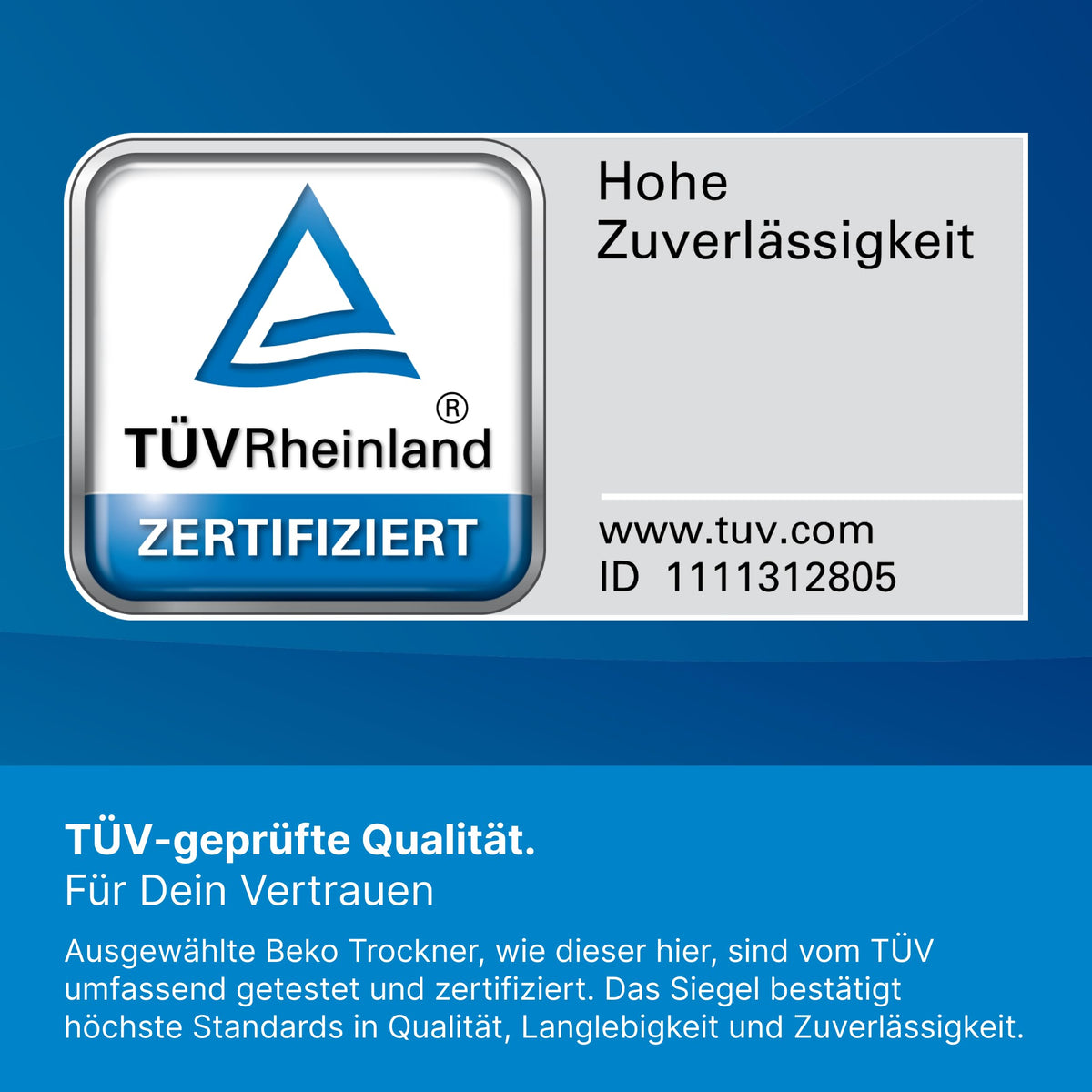 Beko BM3T38210W1 Wärmepumpentrockner, 8 kg Trocknen, Energieklasse E