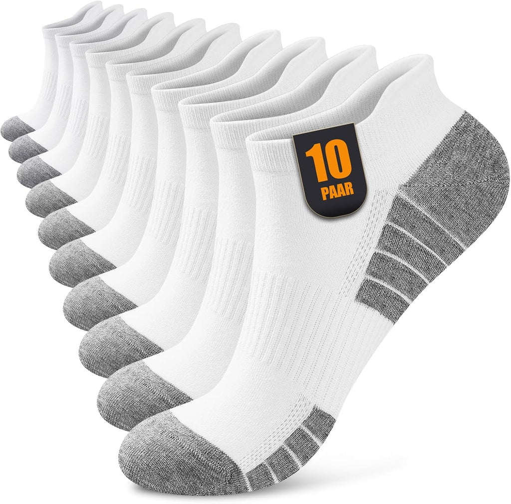 Sneaker Socken Herren Damen 10/20 Paar – Atmungsaktive Sportsocken
