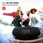 JBL Charge 6 - Portable Waterproof & DropProof Bluetooth Speaker (Blue)