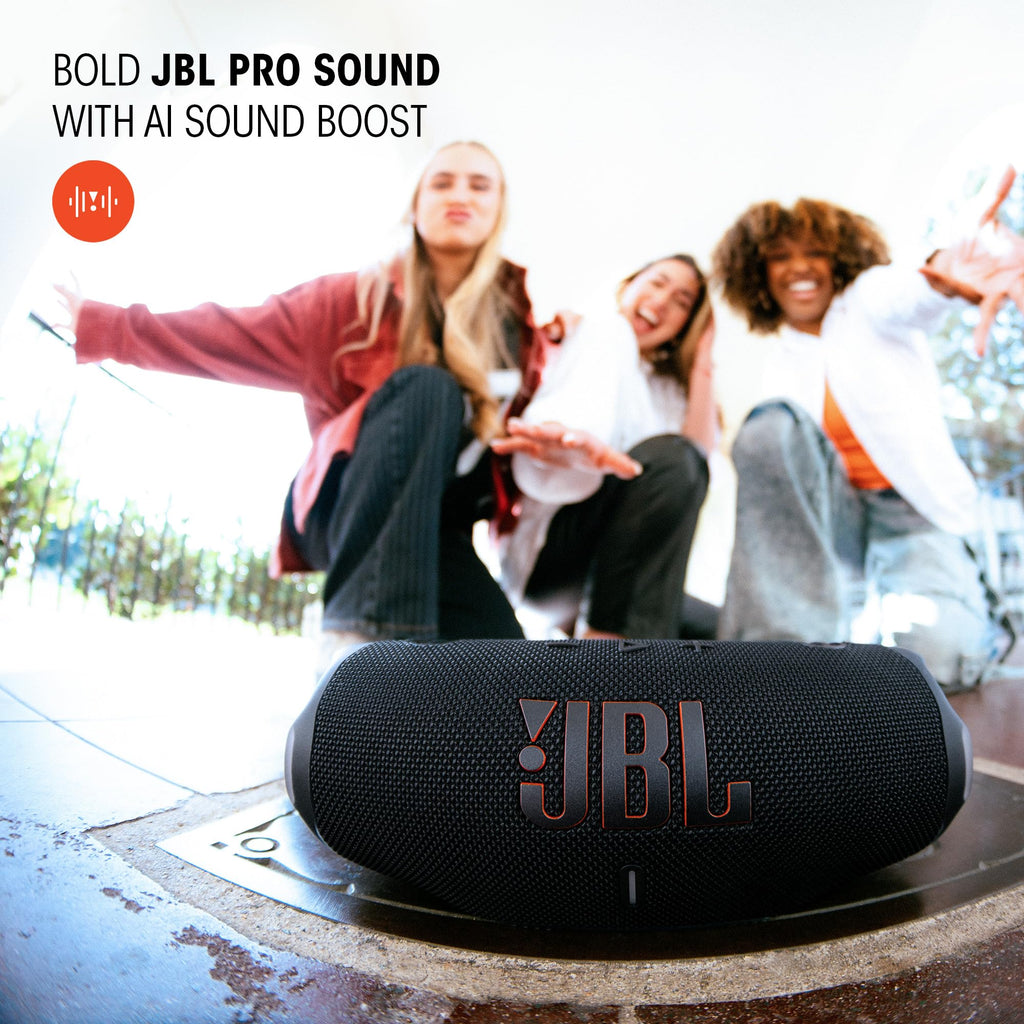 JBL Charge 6 - Portable Waterproof & DropProof Bluetooth Speaker (Blue)