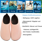 Sixspace Unisex Badeschuhe Wasserschuhe mit Rutschfester Sohle, Gr.34-47