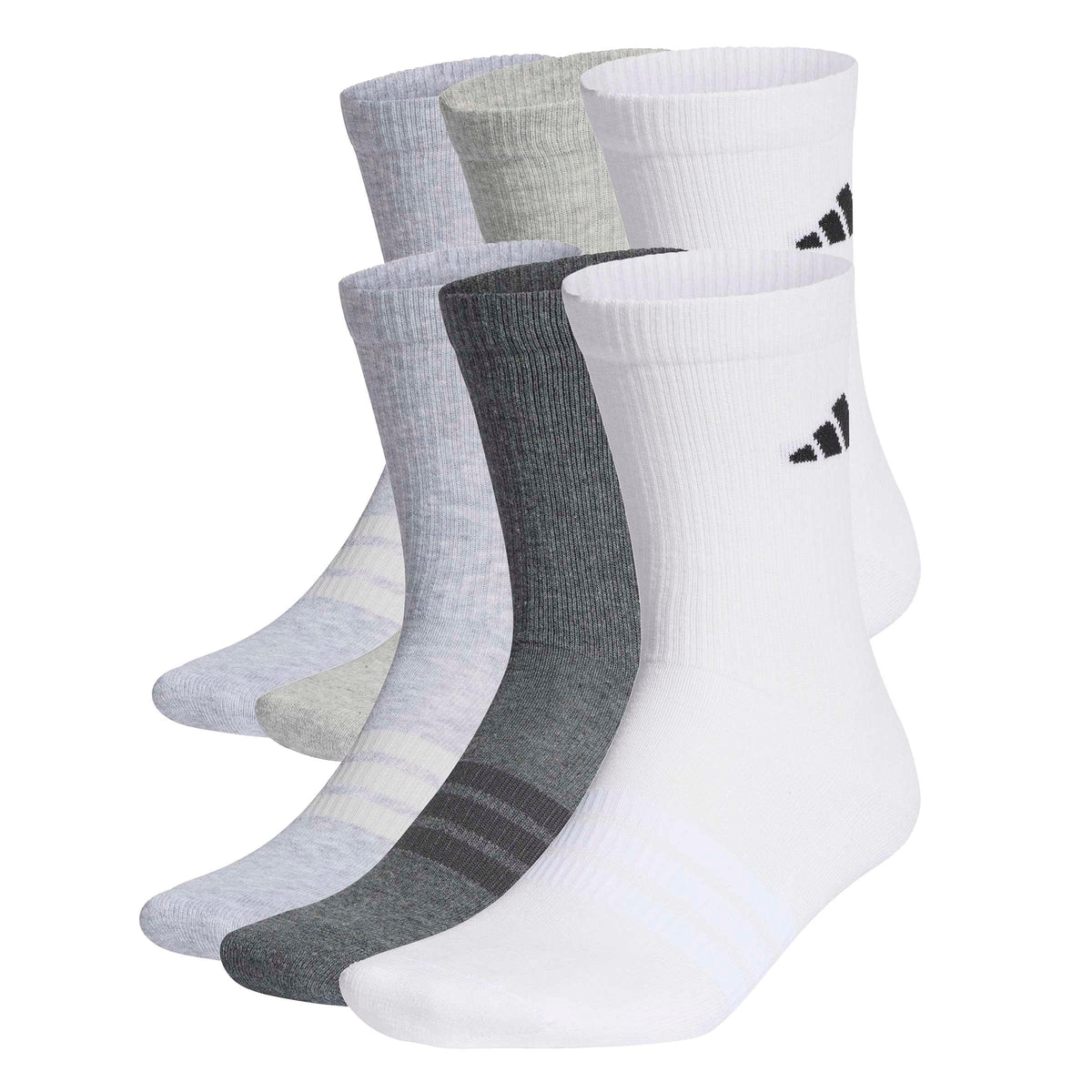 adidas Unisex Cushioned Crew Socks 6 Pair Pack Socken