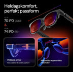 VITURE Luma Pro XR/AR-glasögon, 152" 1200p 1000 nits skarp skärm, 52° FOV