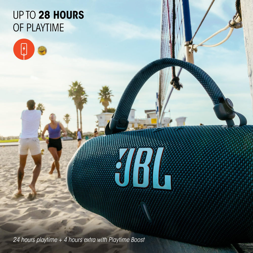 JBL Charge 6 - Portable Waterproof & DropProof Bluetooth Speaker (Blue)