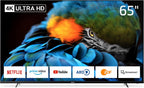 DYON Smart 40 VX-2 Full HD-TV, trippel HD-mottagare (DVB-C/-S2/-T2), App Store, Prime Video, Netflix, YouTube, DAZN, Disney+, svart