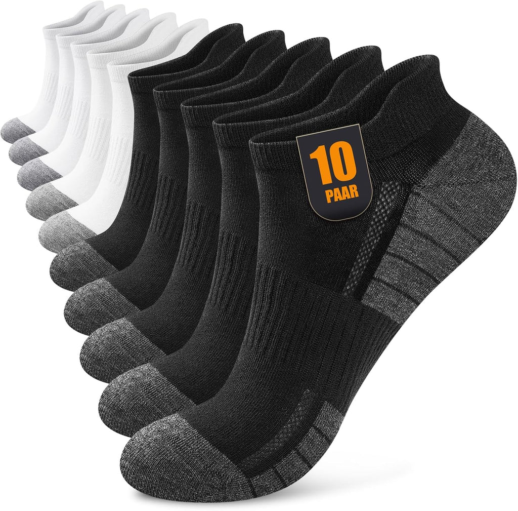 Sneaker Socken Herren Damen 10/20 Paar – Atmungsaktive Sportsocken