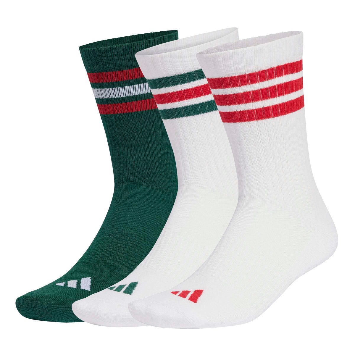 adidas Unisex 3stripes Cushioned Sportswear Crew Socks 3 Pair Pack Socken