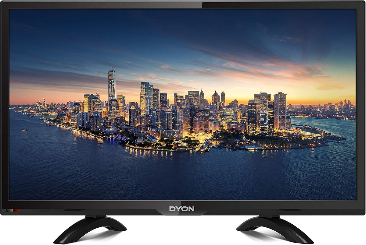 DYON Smart 40 VX-2 Full HD-TV, trippel HD-mottagare (DVB-C/-S2/-T2), App Store, Prime Video, Netflix, YouTube, DAZN, Disney+, svart