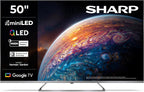 SHARP Smart TV 50 tum 4K Ultra HD Mini LED QLED Harman Kardon HDMI eARC Dolby Vision Dolby Atmos 50JP7365E