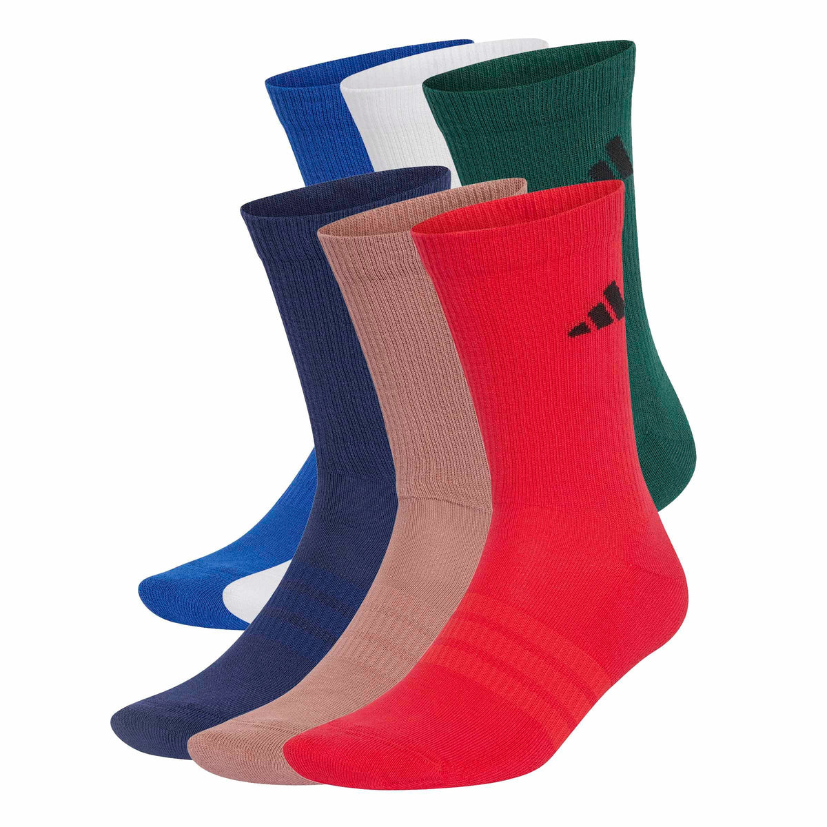 adidas Unisex Cushioned Crew Socks 6 Pair Pack Socken