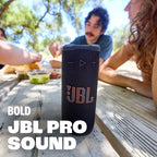 JBL Grip Portable Bluetooth Speaker, Waterproof, Ambient Light - Black
