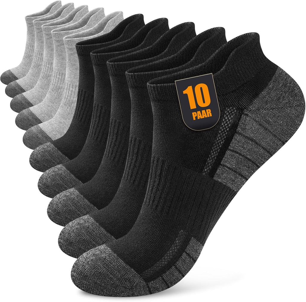Sneaker Socken Herren Damen 10/20 Paar – Atmungsaktive Sportsocken