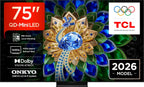 TCL 75" A400U 4K QD Mini-LED TV, 720 dimringszoner, 2500 nits, 288 Hz VRR, Google TV