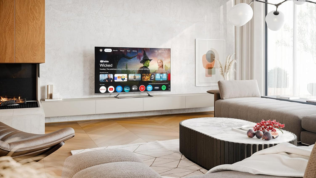SHARP Smart TV 50 tum 4K Ultra HD Mini LED QLED Harman Kardon HDMI eARC Dolby Vision Dolby Atmos 50JP7365E