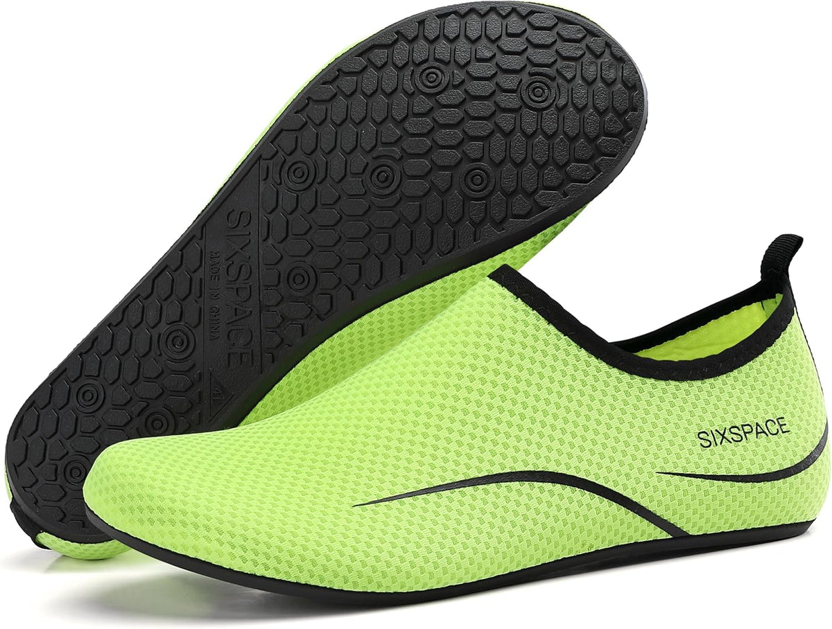 Sixspace Unisex Badeschuhe Wasserschuhe mit Rutschfester Sohle, Gr.34-47