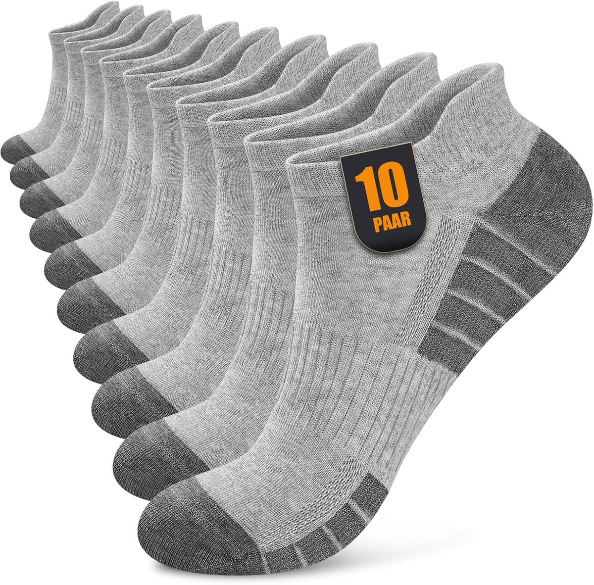 Sneaker Socken Herren Damen 10/20 Paar – Atmungsaktive Sportsocken