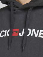 JACK & JONES Male Kapuzenpullover Logo Kapuzenpullover