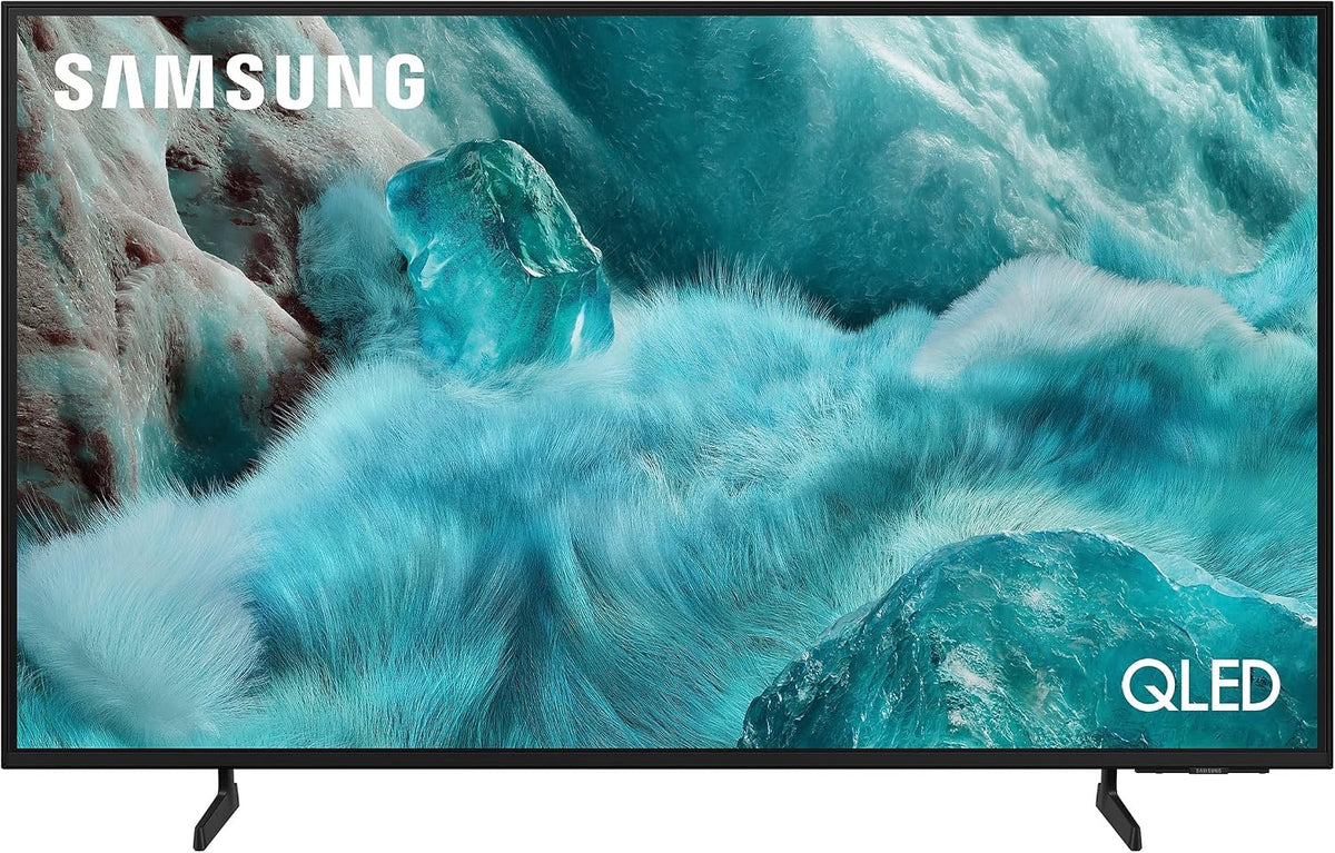 Samsung QLED Q7F2 4K 50 tum (125 cm) UHD-TV, Q4 AI-processor, Quantum Dot för riktiga färger, 4K uppskalning, Knox Security, spelnav, gratis innehåll, Samsung Vision AI Smart TV