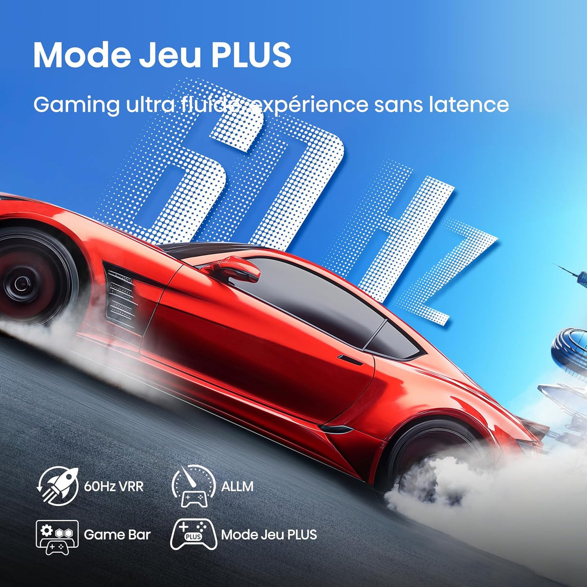 Hisense 43E7DS TV QLED 4K 43" (108 cm) 2026 – E7DS-serien – Dolby Vision IQ, Game Mode Plus, 120Hz HSR, Smart TV