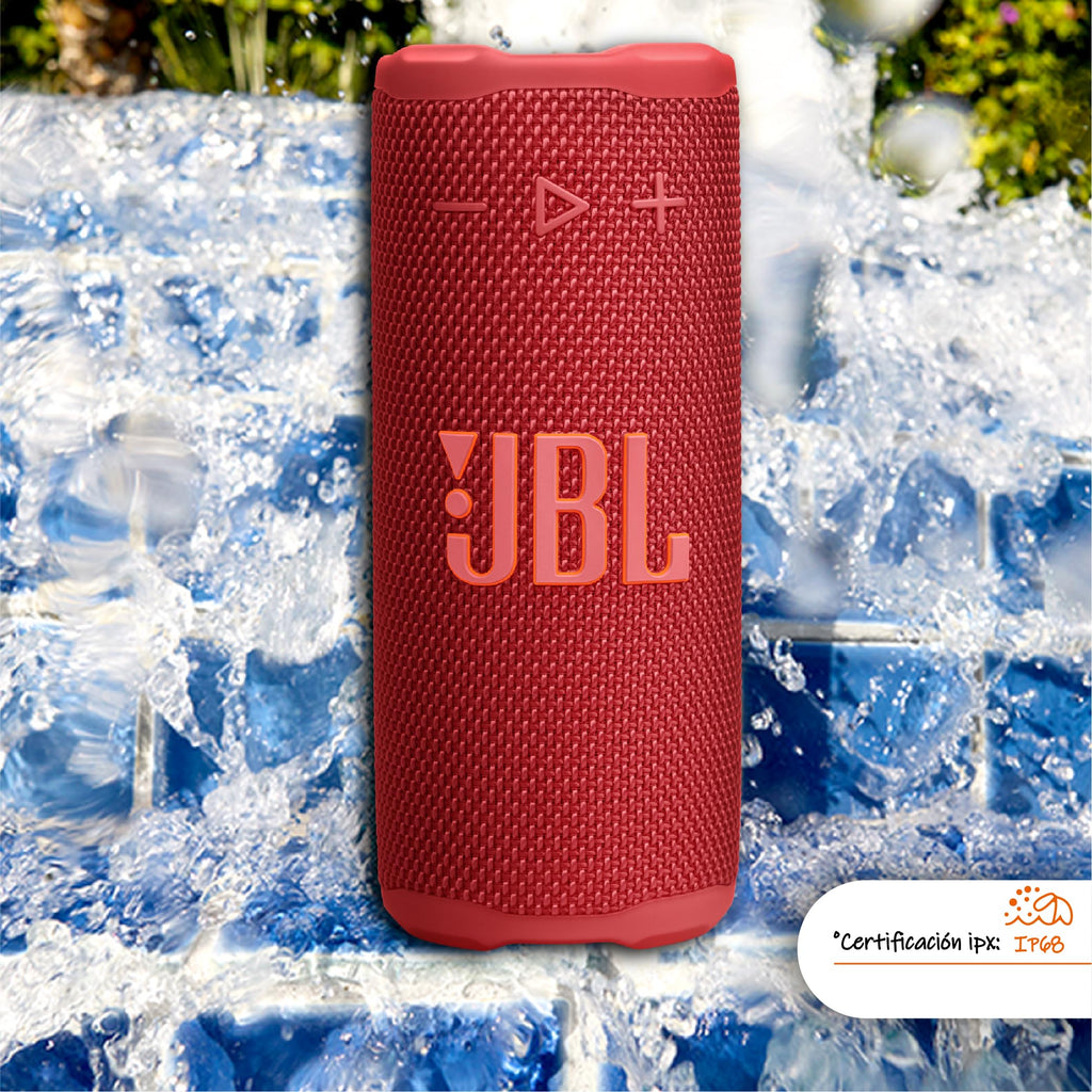 JBL Grip Portable Bluetooth Speaker, Waterproof, Ambient Light - Black