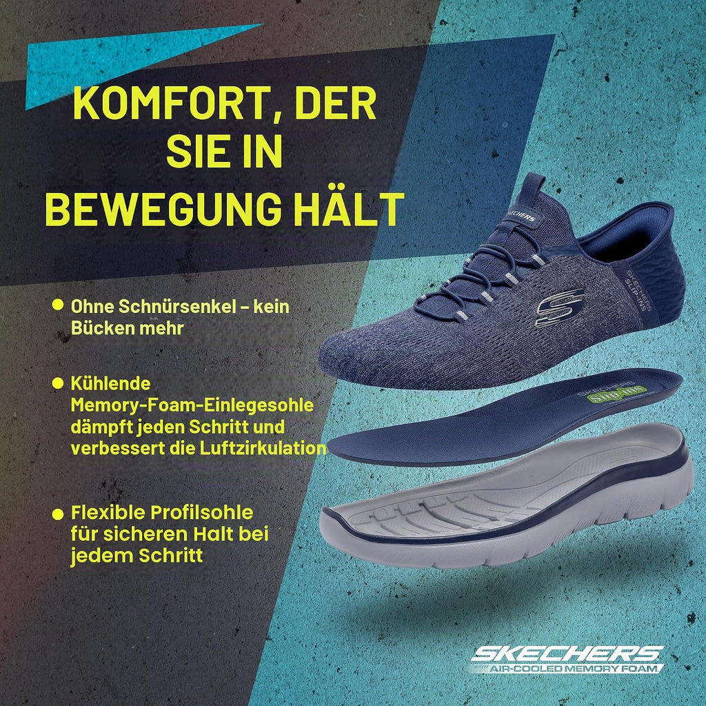 Skechers Herren Summits High Range Slip-InTurnschuhe