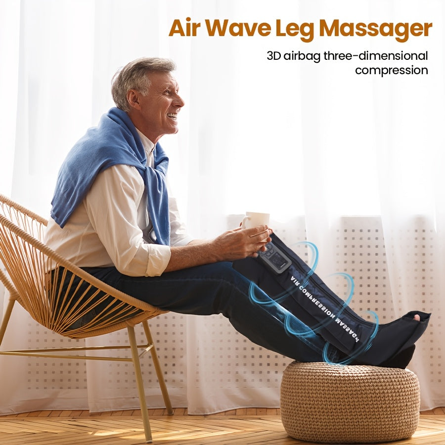Air Wave Leg roller with 3D Compression wellness