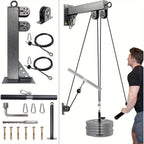 Wall Mounted Cable Pulley Gym System